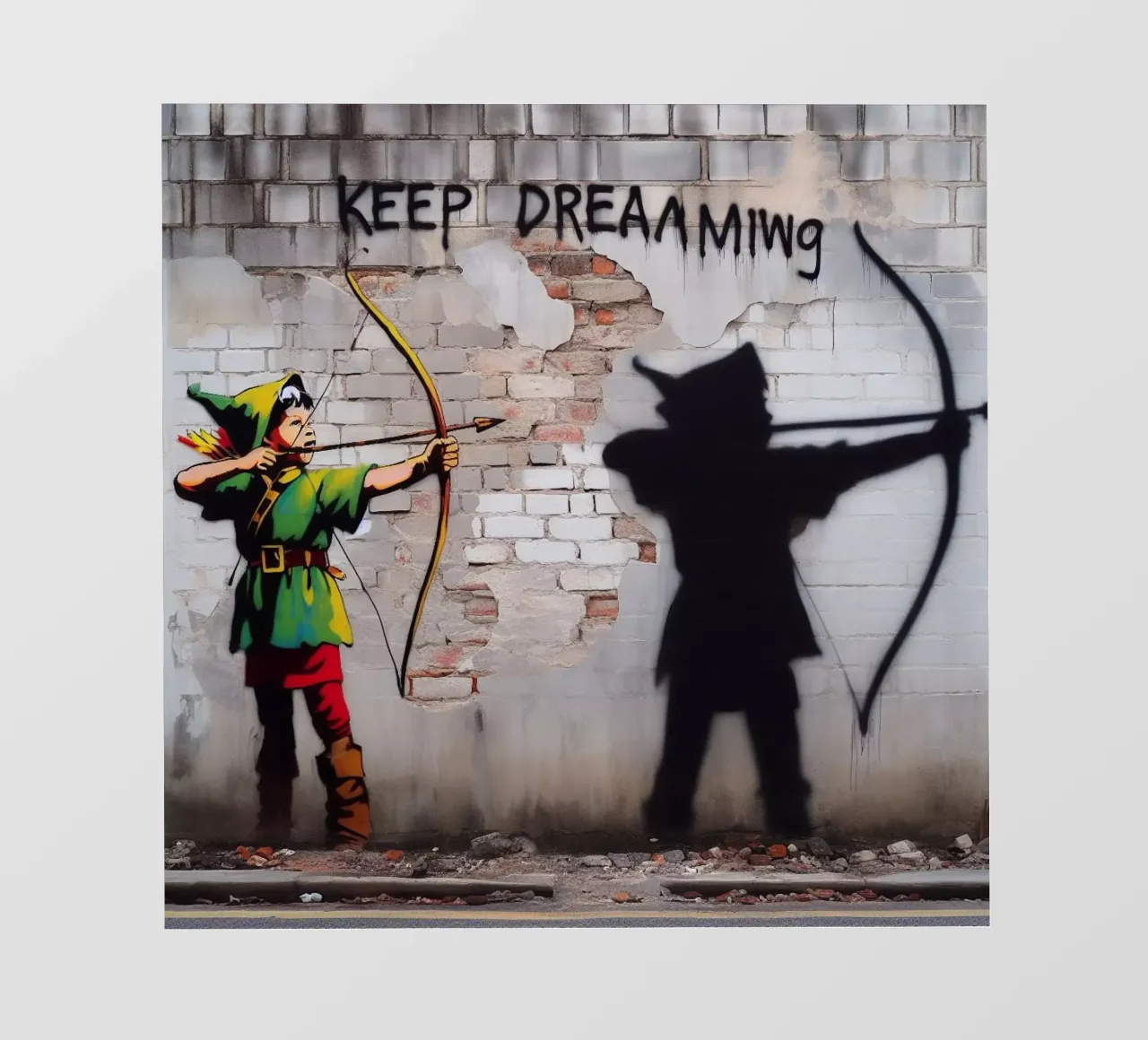 Robin Hood Grafitti telo in pvc da mrZang