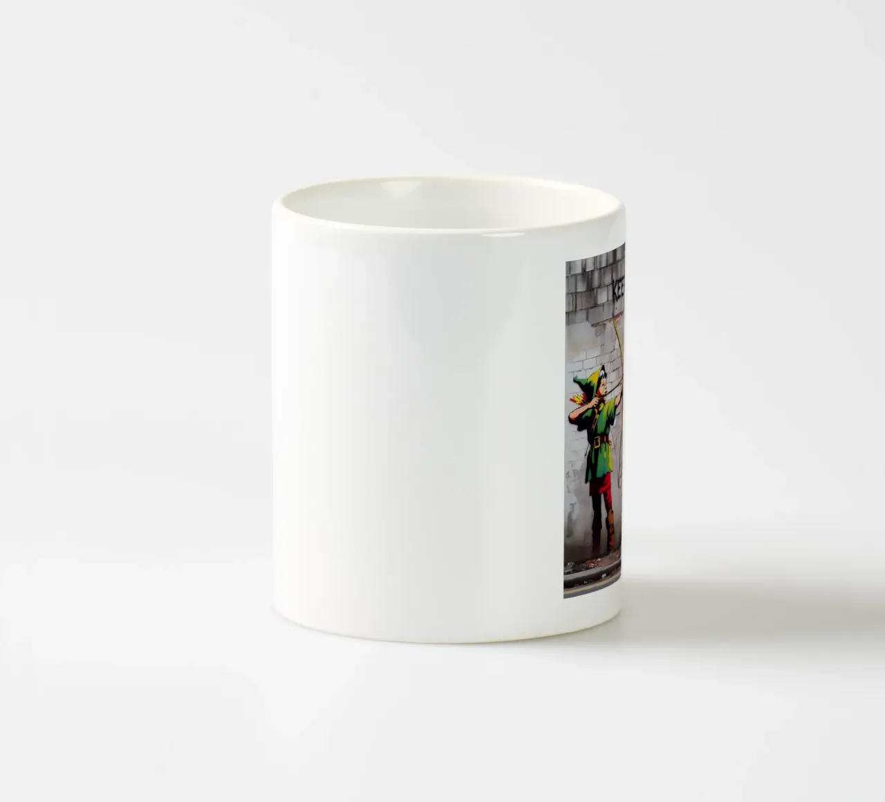 Robin Hood Grafitti tazza in ceramica da mrZang