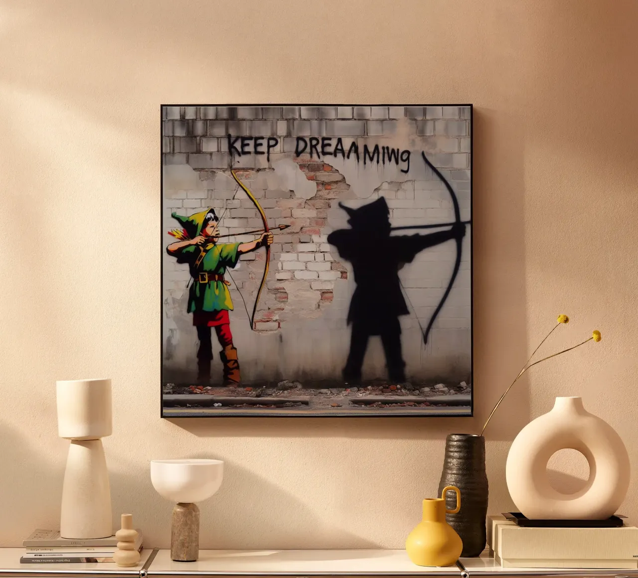 Robin Hood Grafitti plexiglass da mrZang