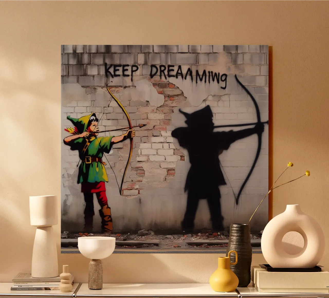 Robin Hood Grafitti plexiglass da mrZang