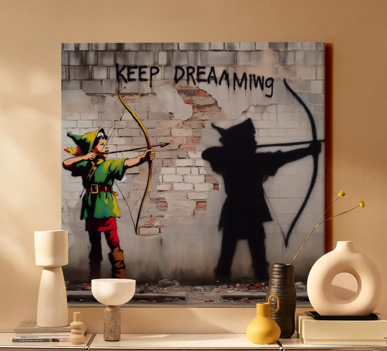 Robin Hood Grafitti tela da mrZang