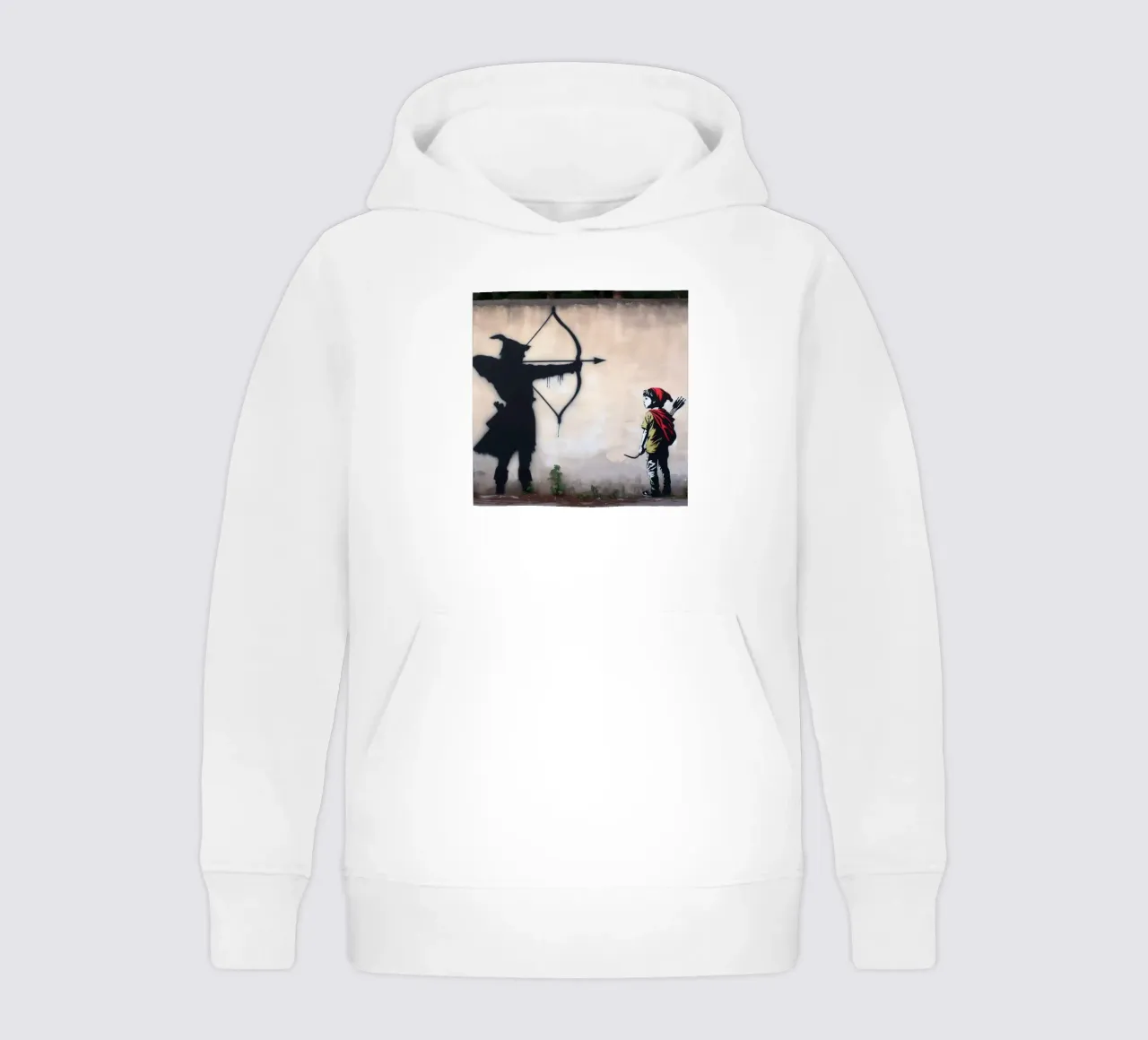 Robin Hood Stencils felpa bambino con cappuccio da mrZang