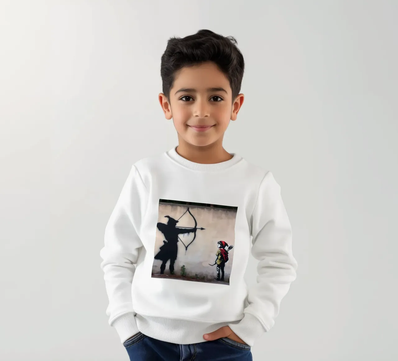 Robin Hood Stencils felpa bambino da mrZang