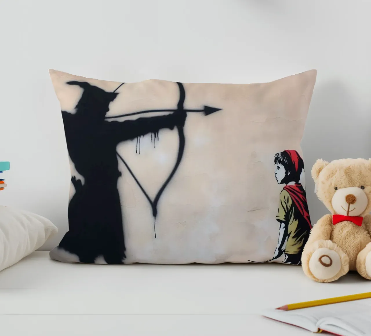 Robin Hood Stencils cuscino da mrZang