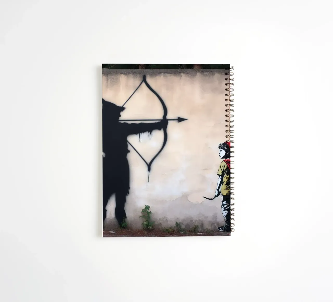 Robin Hood Stencils carnet à spirale de mrZang