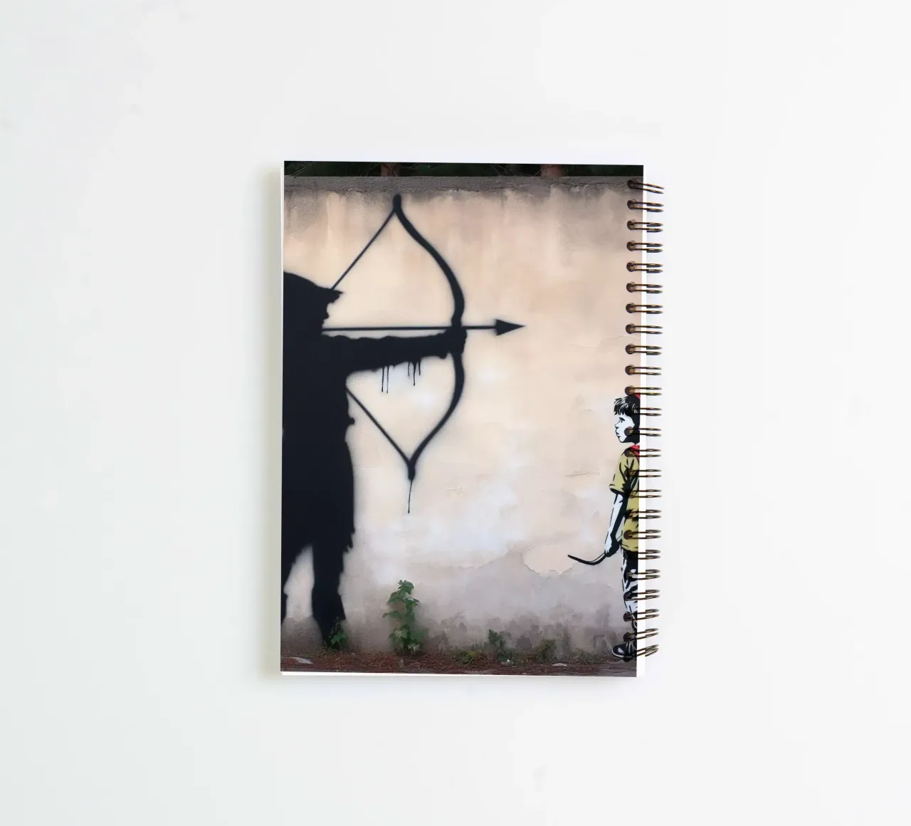 Robin Hood Stencils carnet à spirale de mrZang