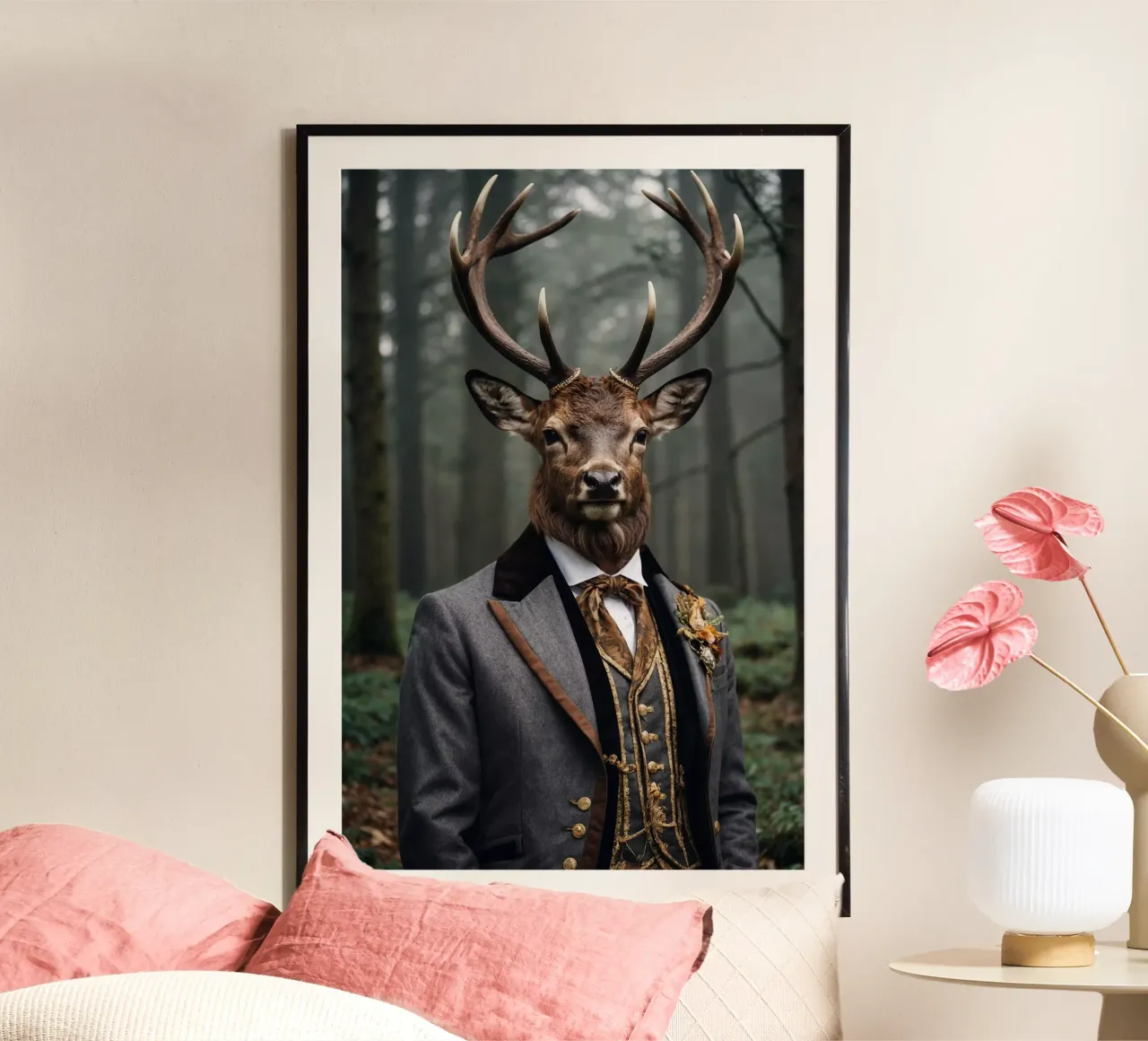 Duke Hartwell - Das Porträt des edlen Hirsches Poster von Beasts of Nobility