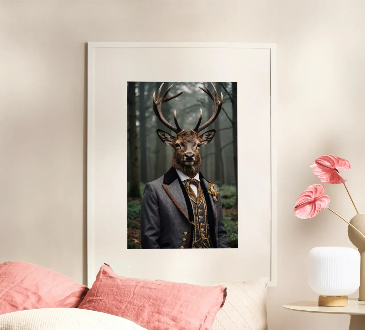 Duke Hartwell - Das Porträt des edlen Hirsches Poster von Beasts of Nobility
