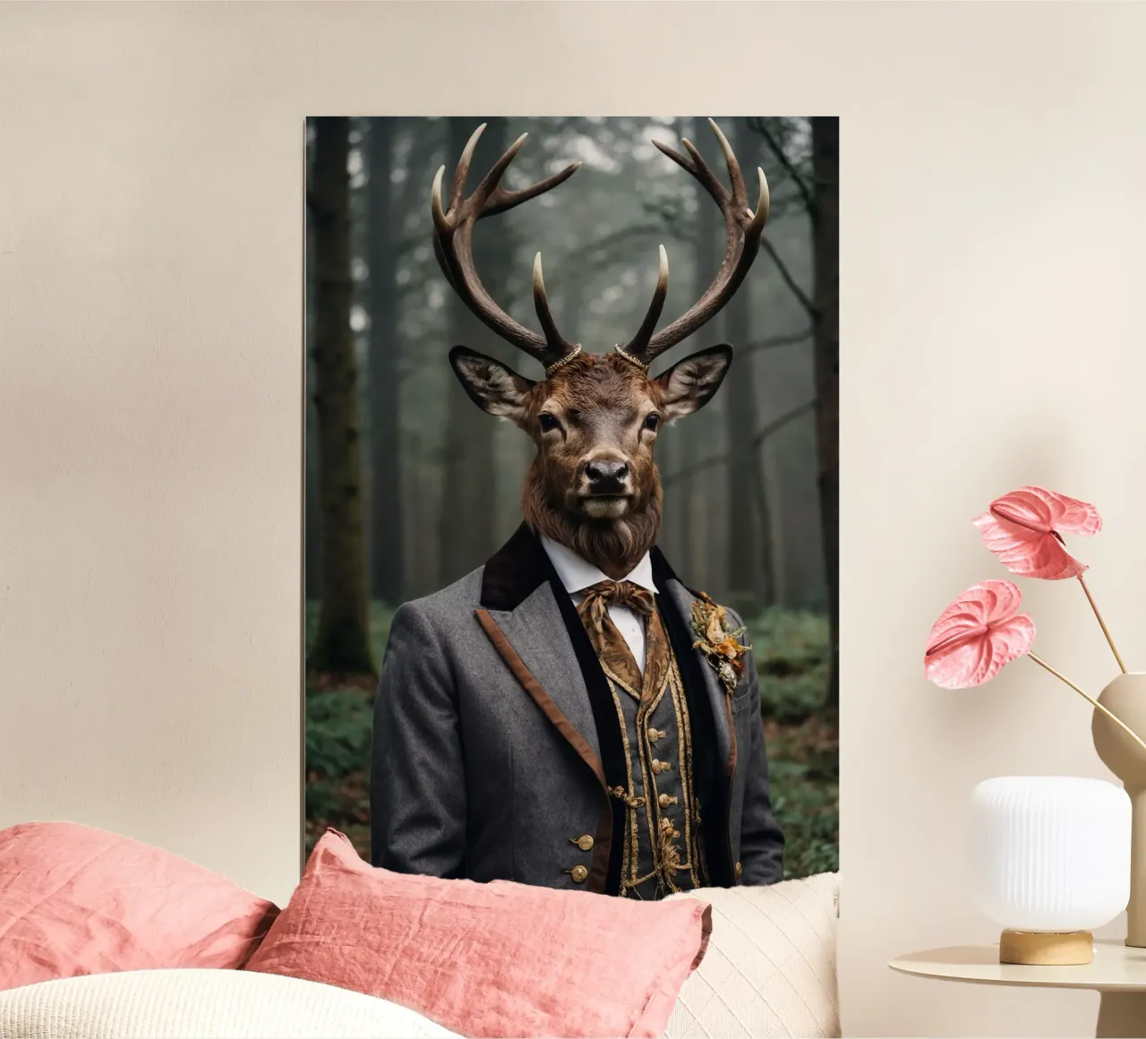 Duke Hartwell - Das Porträt des edlen Hirsches Poster von Beasts of Nobility
