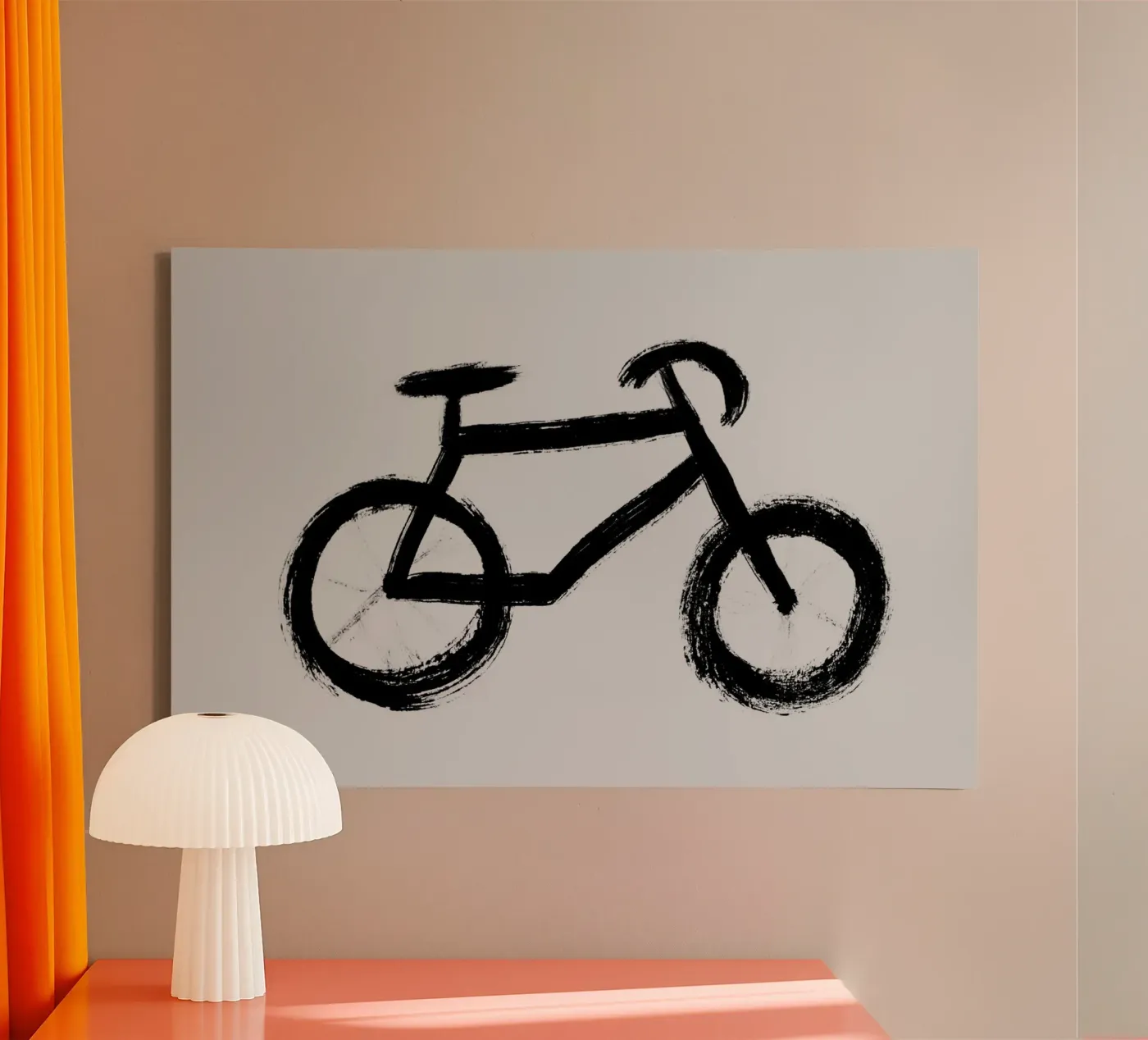 Fiets canvas van abnerssonstudio