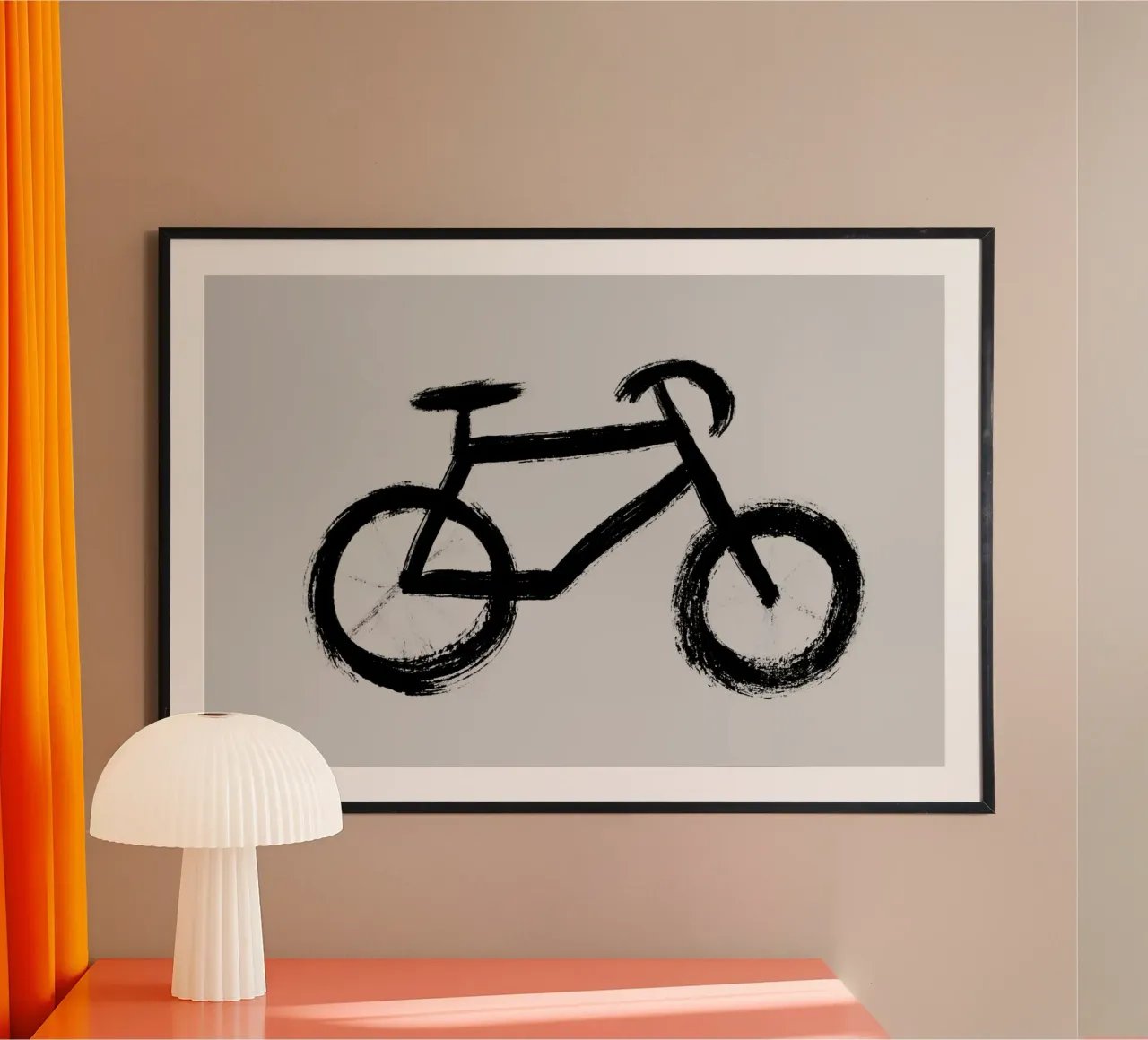 Fiets poster van abnerssonstudio