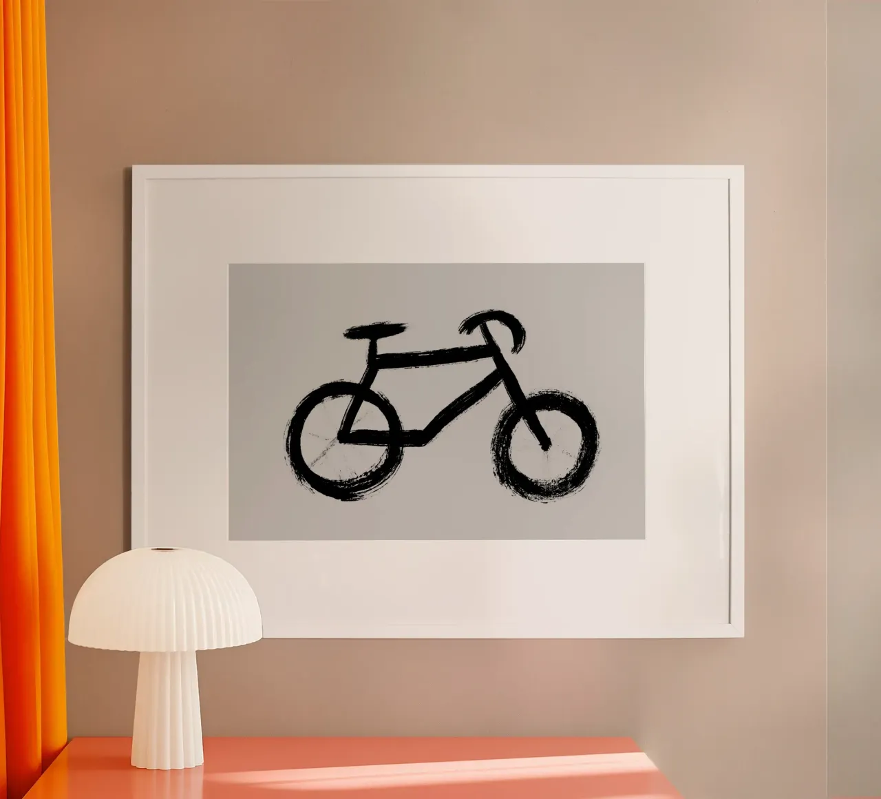 Fiets poster van abnerssonstudio