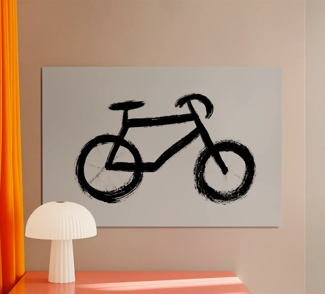 Fiets poster van abnerssonstudio