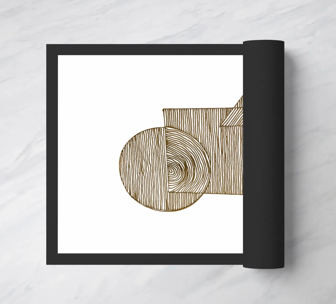 Geometric Lines deurmat van Pia