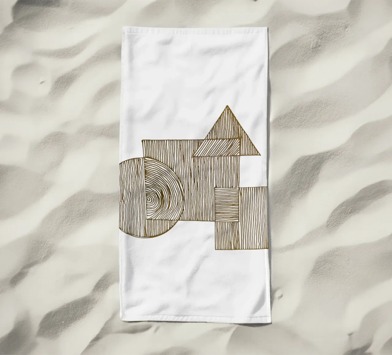 Geometric Lines telo mare da Pia