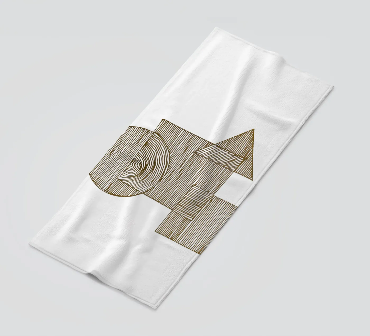 Geometric Lines serviette de plage de Pia