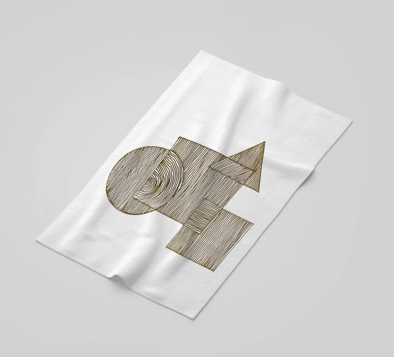 Geometric Lines telo mare da Pia