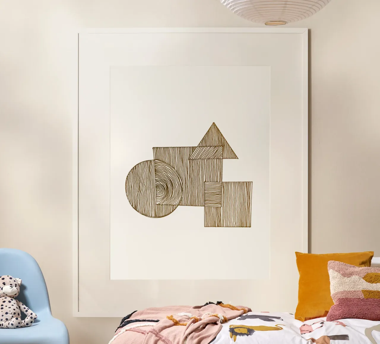 Geometric Lines poster da Pia