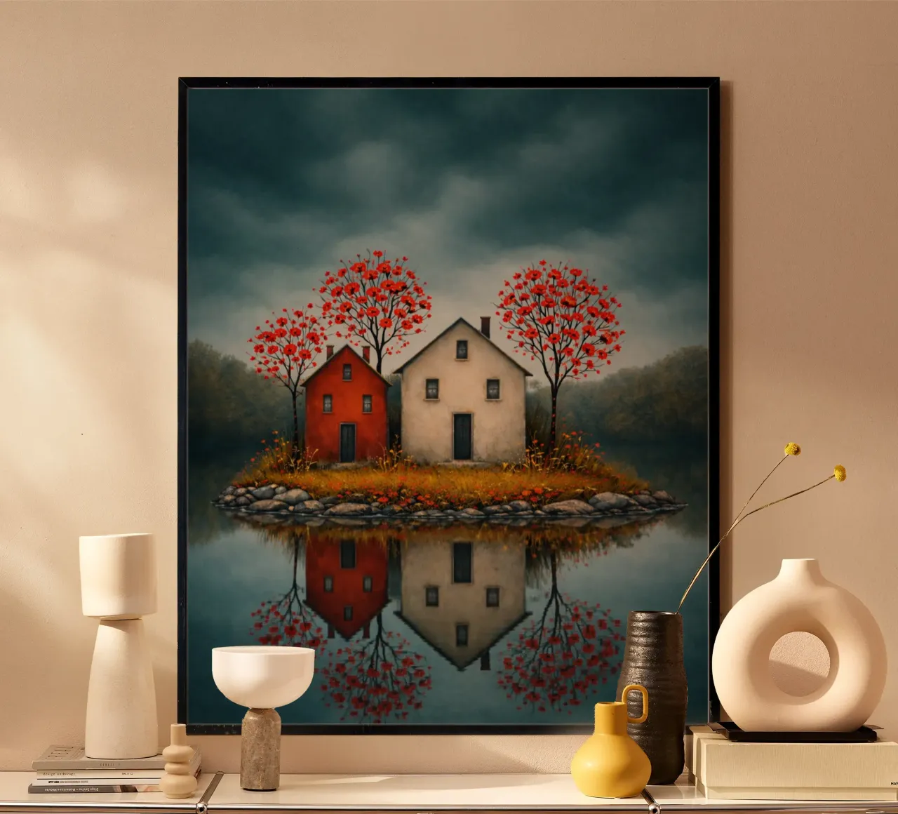 Het eerste eiland poster van vincenzomarzocchiartist