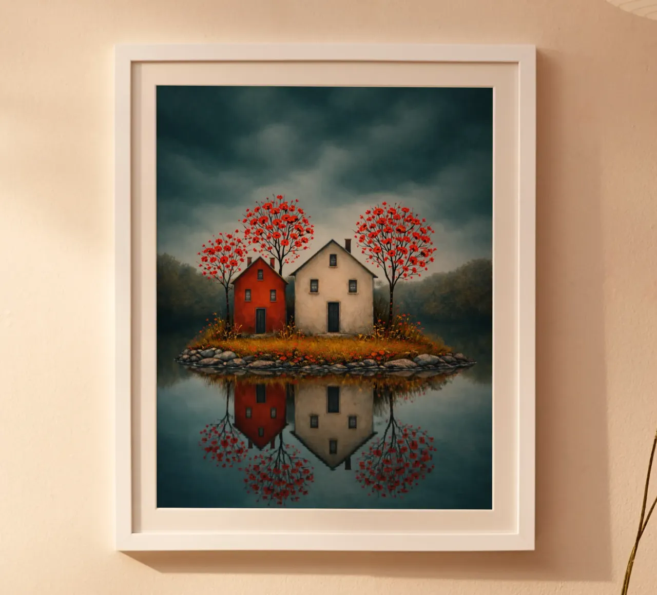 Het eerste eiland poster van vincenzomarzocchiartist