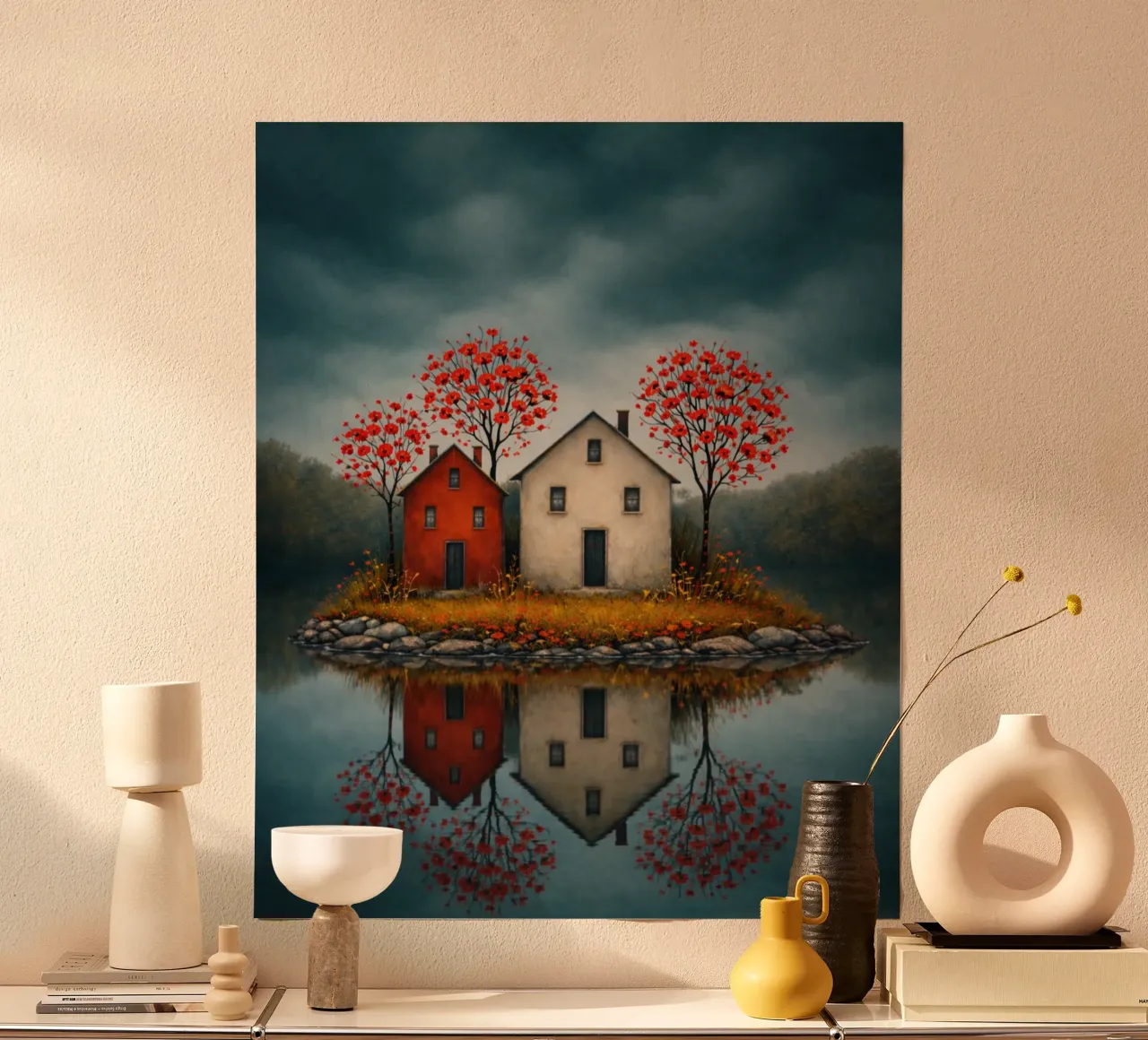 Het eerste eiland poster van vincenzomarzocchiartist