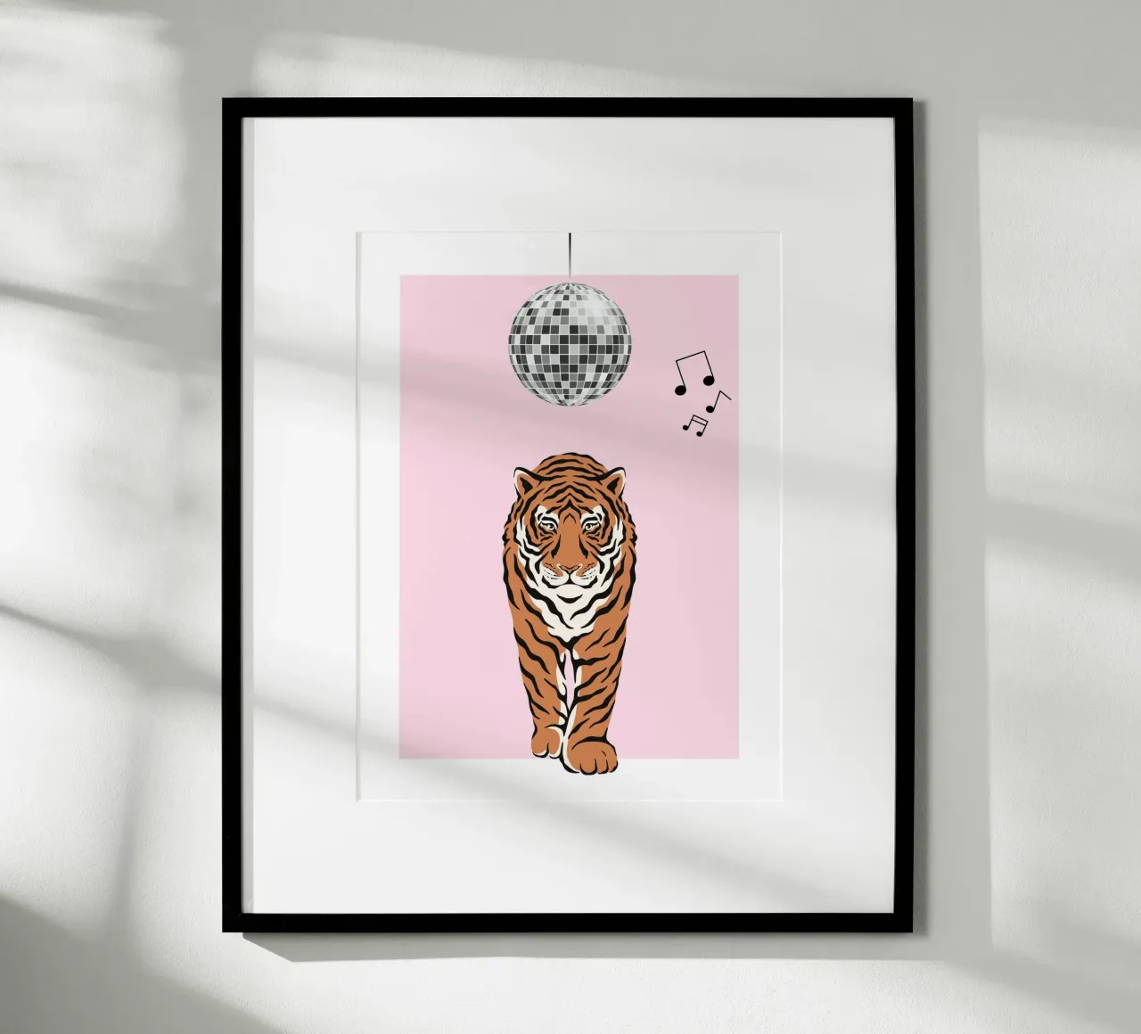 Disco Tiger poster da IamHomeDesigns