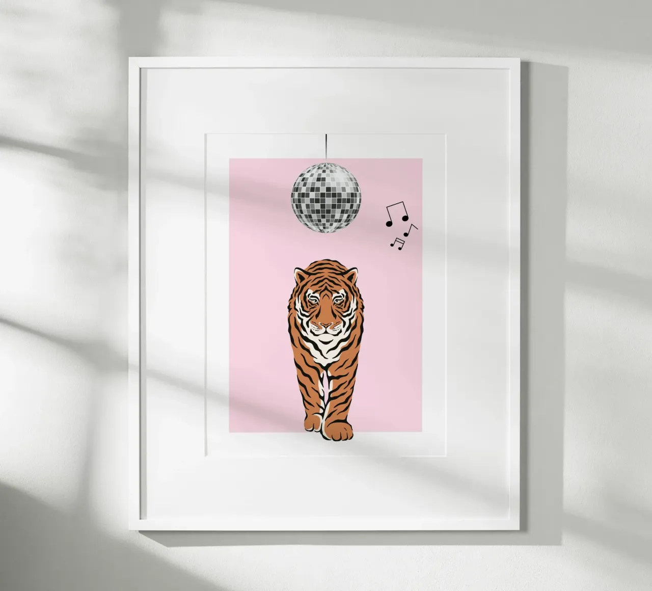 Disco Tiger poster da IamHomeDesigns