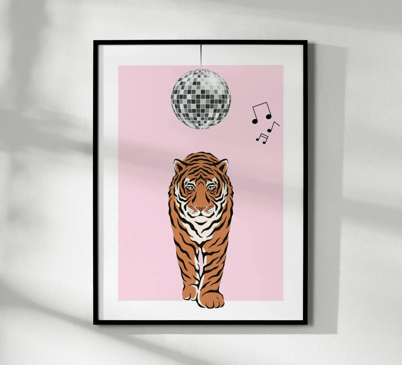 Disco Tiger poster da IamHomeDesigns