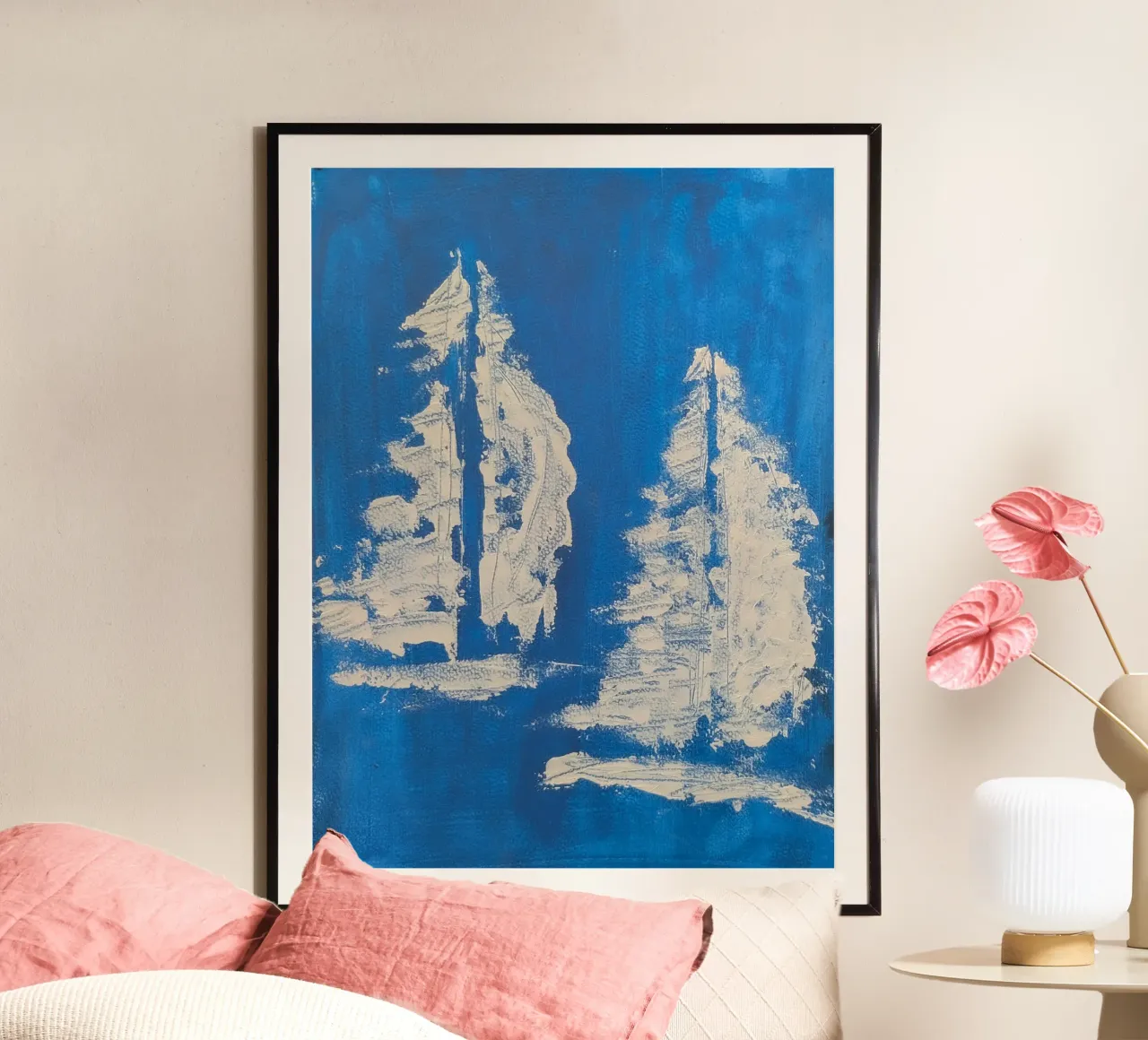 Due barche poster da Pia