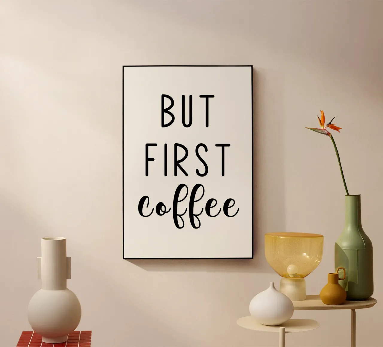 Ma prima il caffè plexiglass da Shark Printables