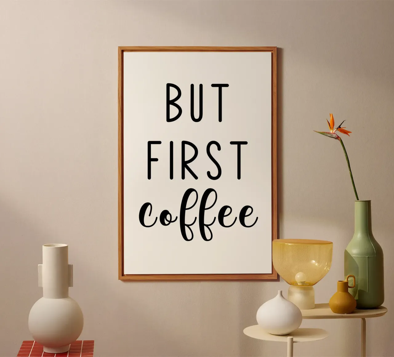 Ma prima il caffè alluminio dibond da Shark Printables