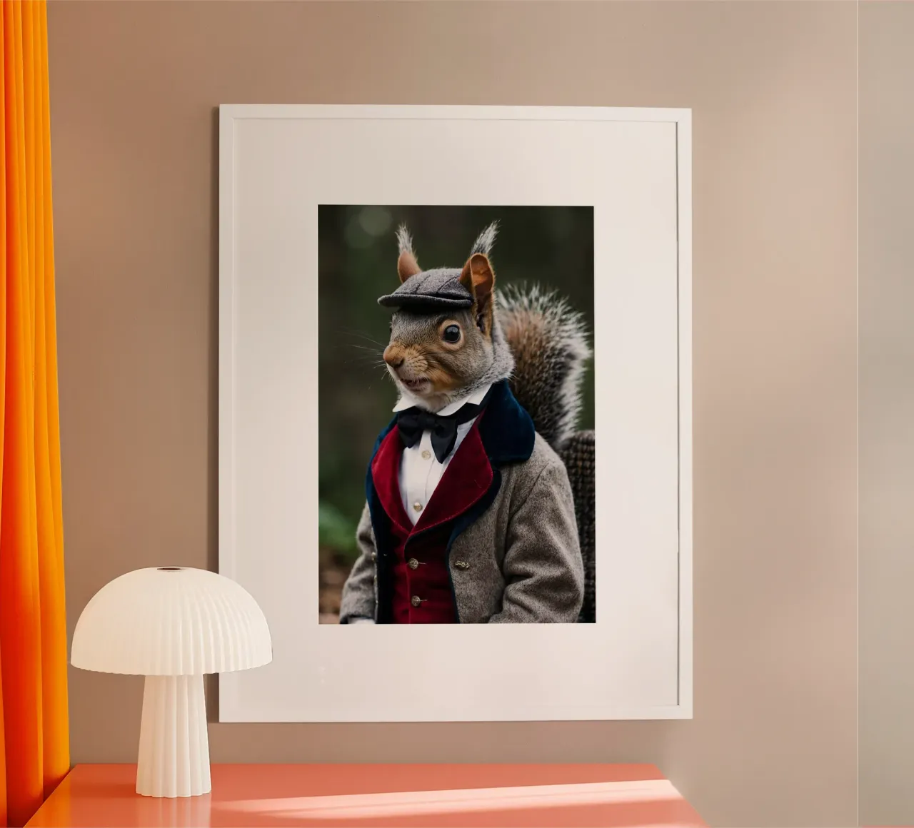 Herr Chester Nuttingham - Das bezaubernde Eichhörnchen-Porträt Poster von Beasts of Nobility