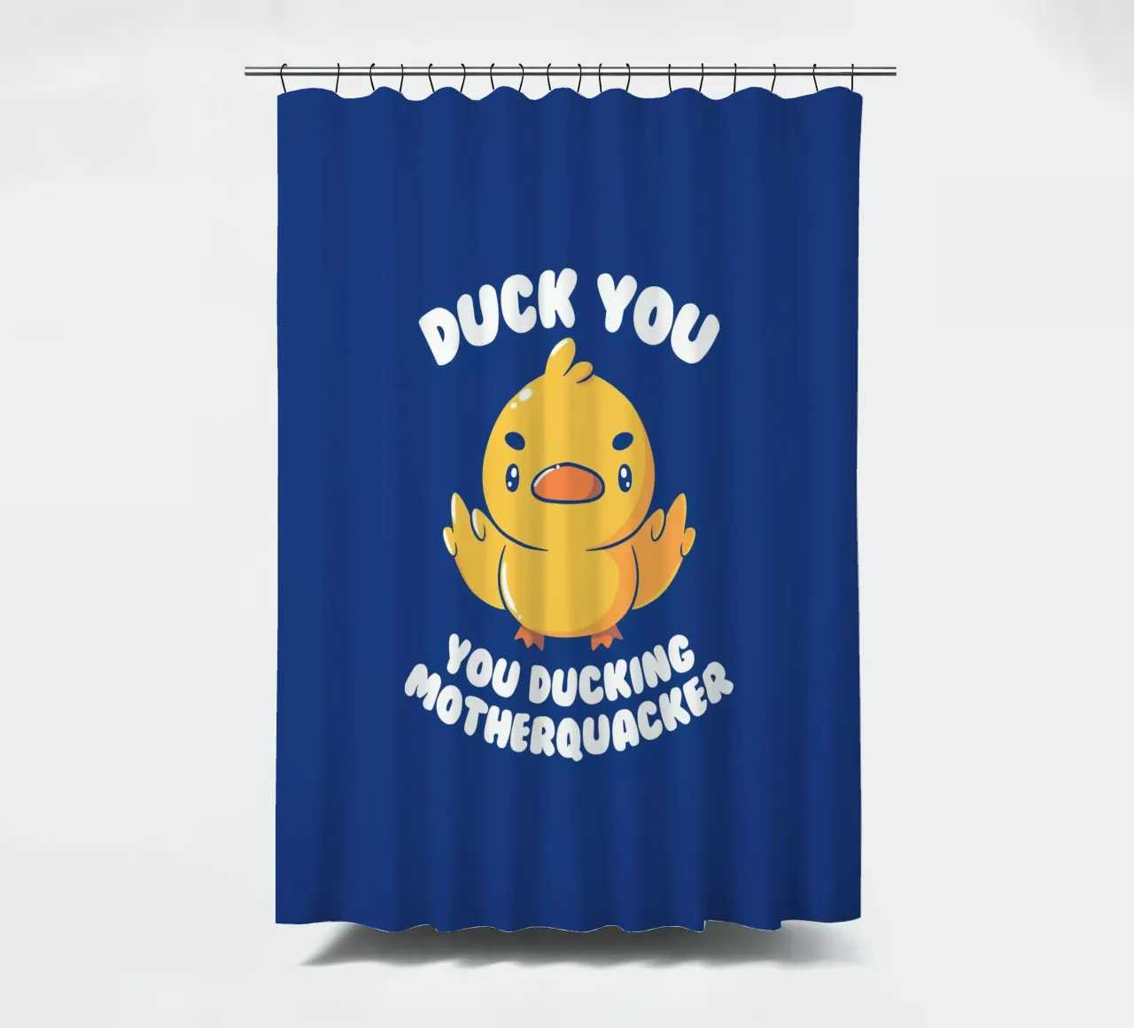 Duckender Motherquacker Duschvorhang von Tobe Fonseca