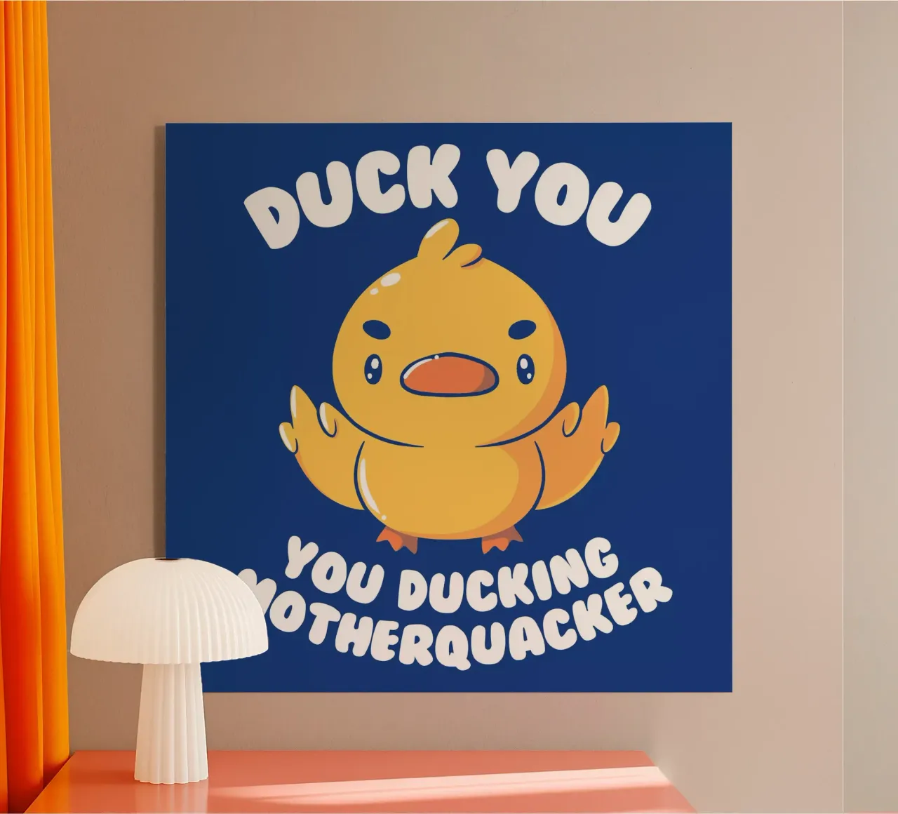 Abbandonare Motherquacker plexiglass da Tobe Fonseca