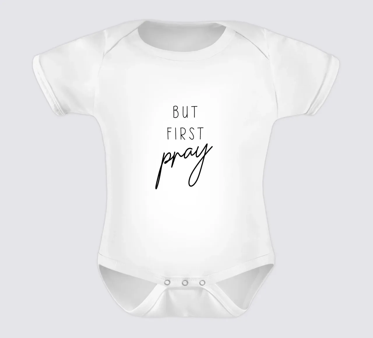 Ma prima pregate body neonato maniche corte da Shark Printables