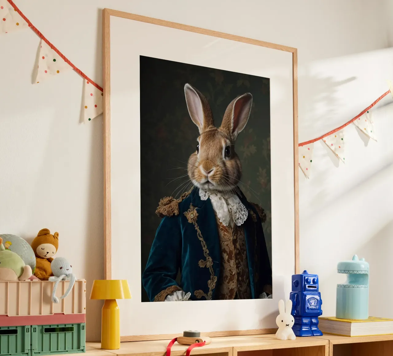 Sir Hoppington - Il ritratto del nobile coniglio poster da Beasts of Nobility