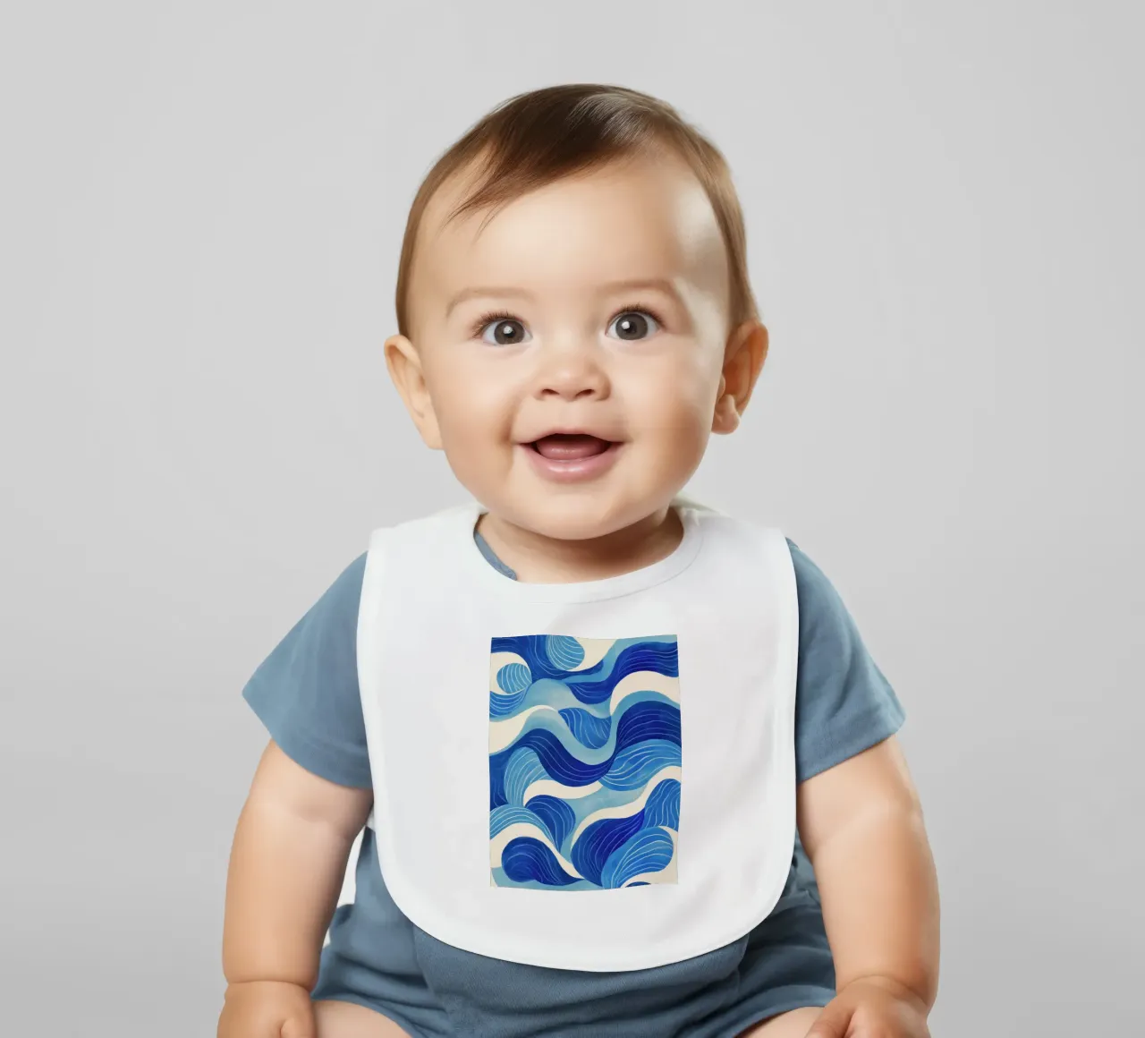 Tidal Memory Babylätzchen von Luca