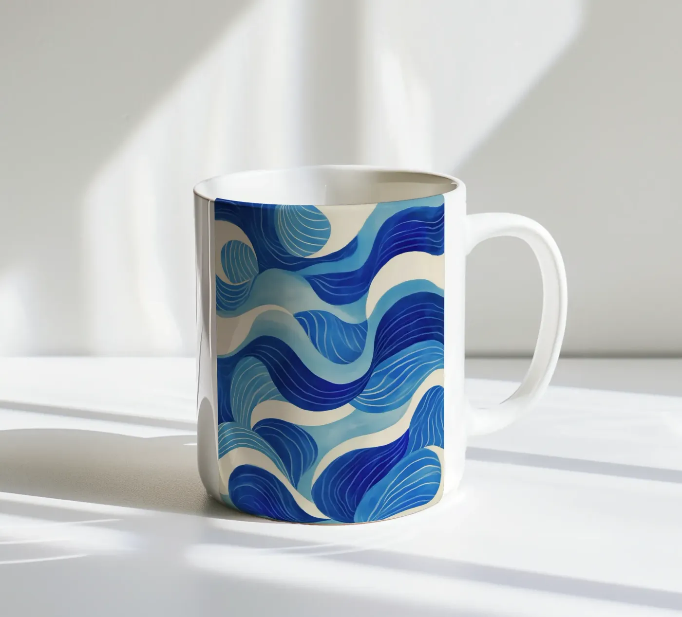 Tidal Memory ceramic mug by Luca