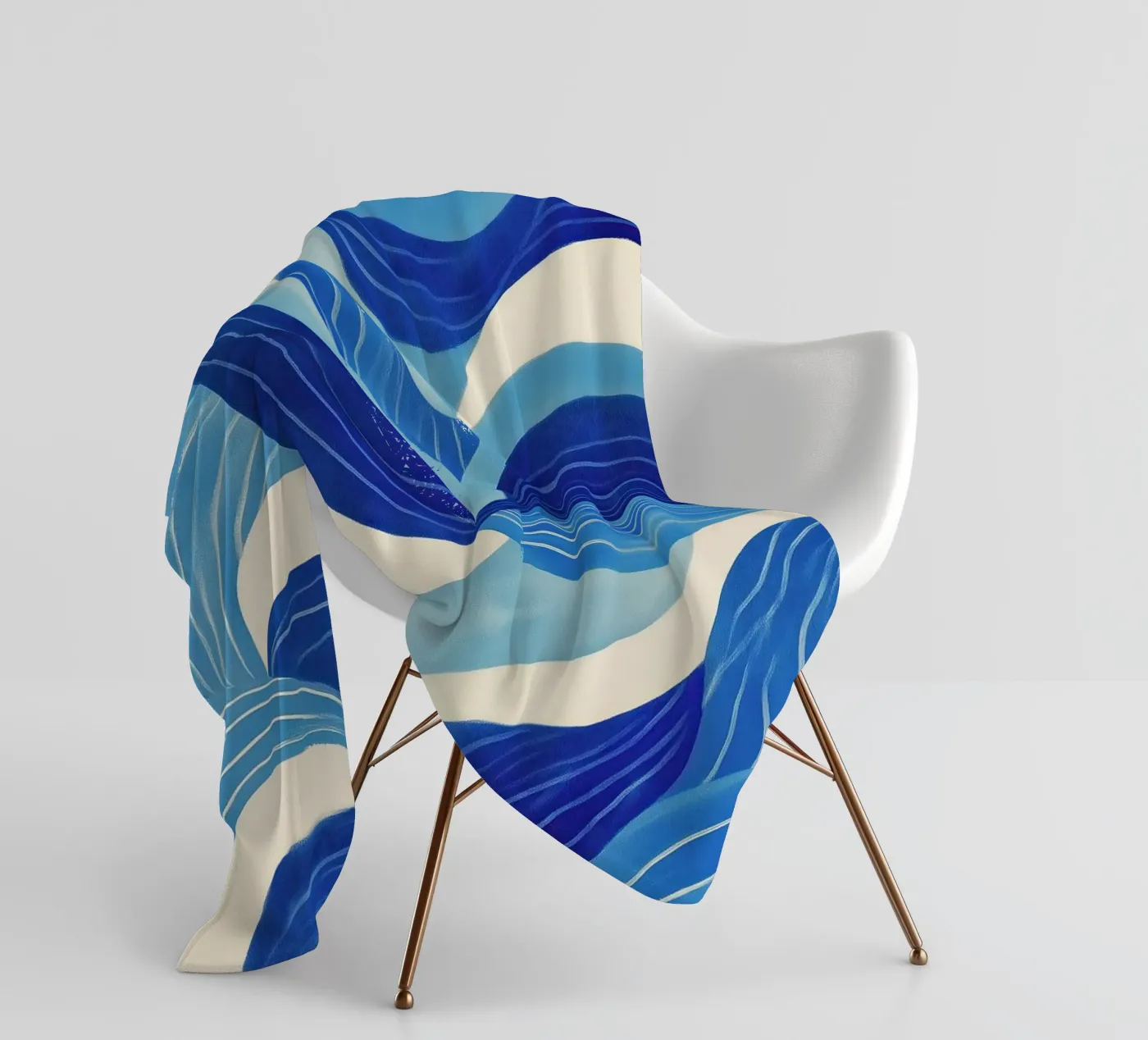 Tidal Memory fleece blanket by Luca
