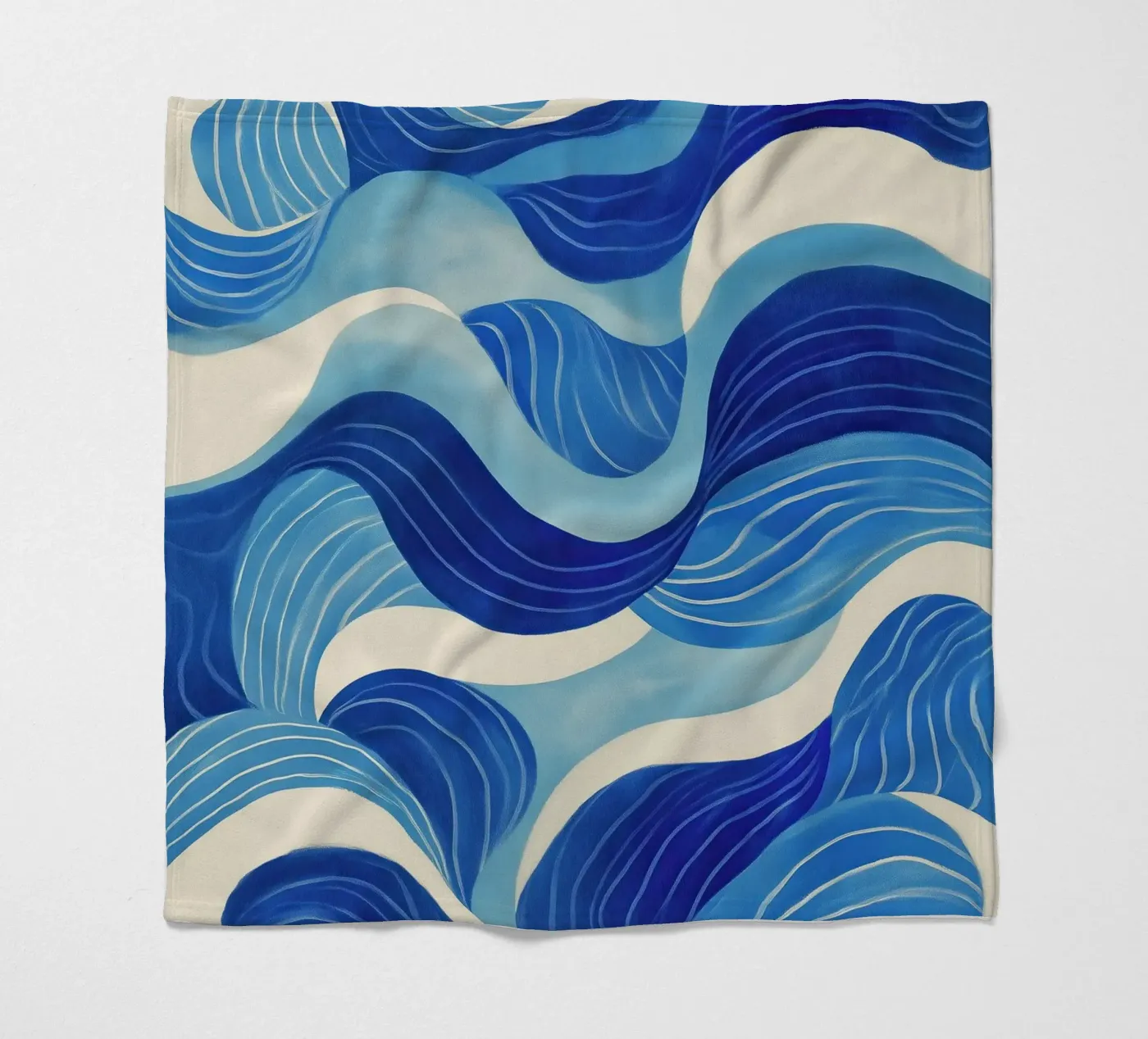 Tidal Memory fleece blanket by Luca