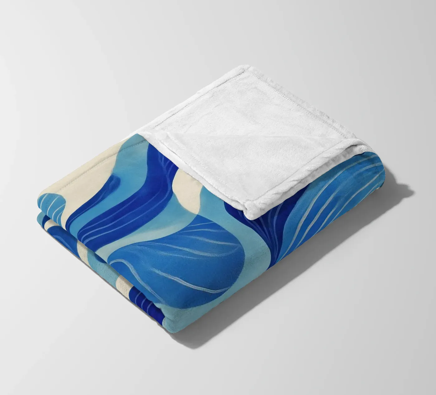 Tidal Memory fleece blanket by Luca