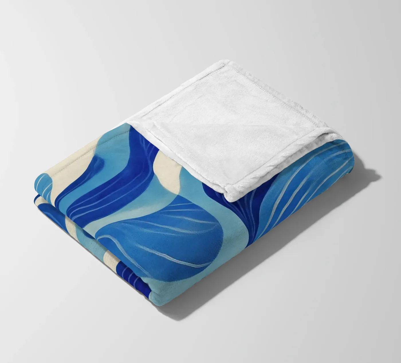 Tidal Memory fleece blanket by Luca