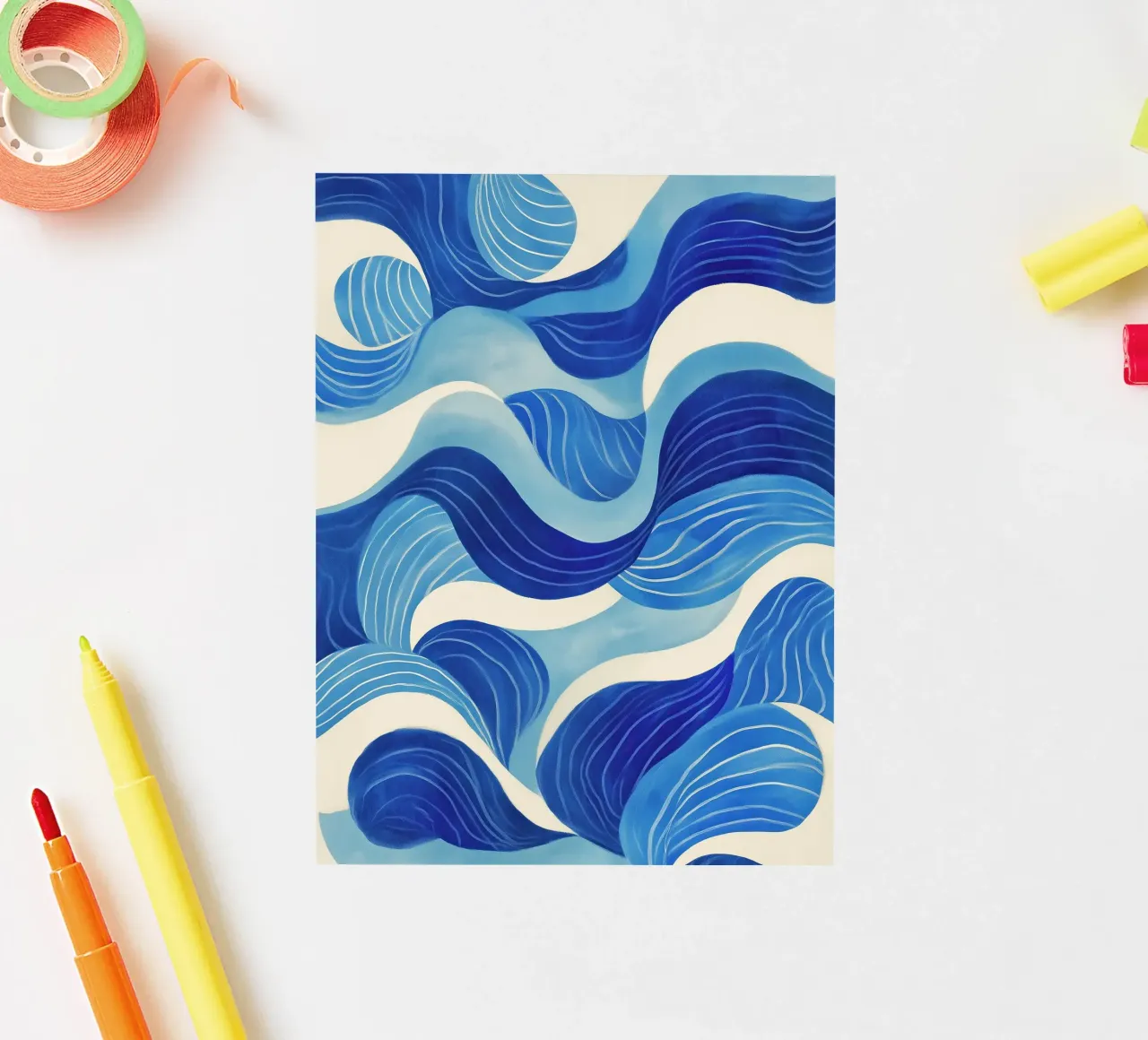 Tidal Memory sticker van Luca