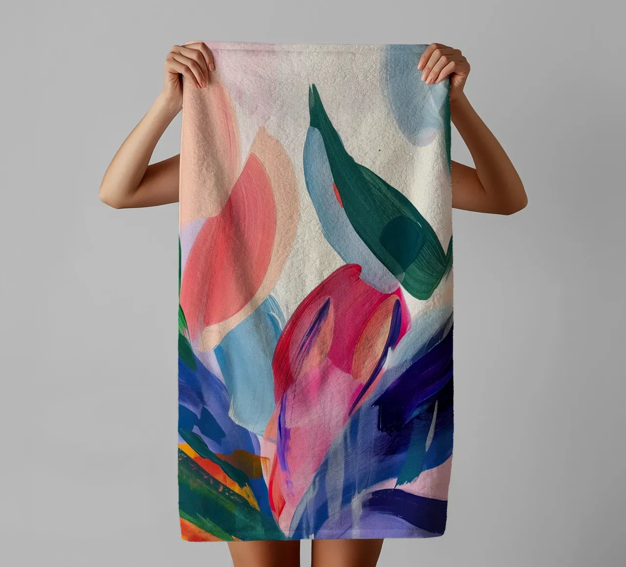 Almost Spring towel by Luca