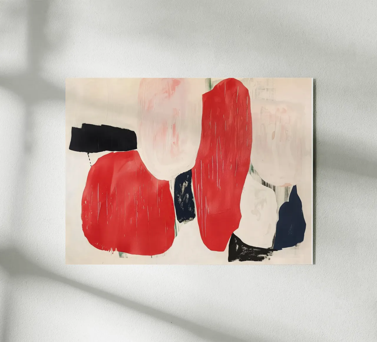 Red Without Apology plexiglass da Luca