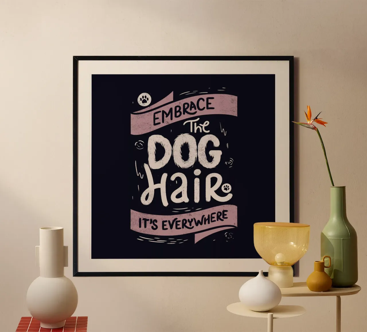 Abbracciate il pelo del cane: è ovunque II carta hahnemühle da Tobe Fonseca