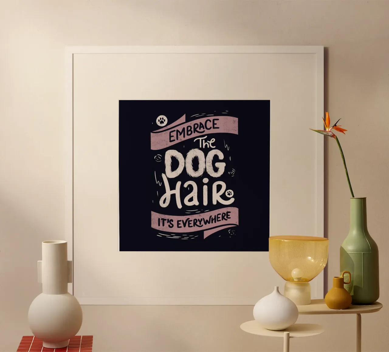 Abbracciate il pelo del cane: è ovunque II carta hahnemühle da Tobe Fonseca