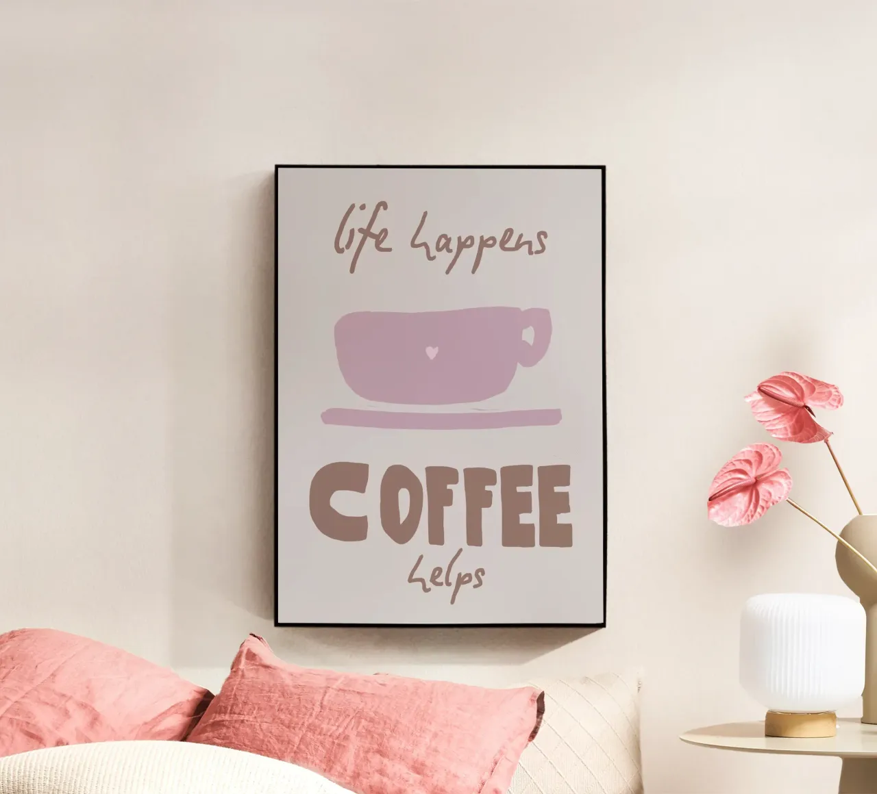 coffee helps acryl van SanniBee.