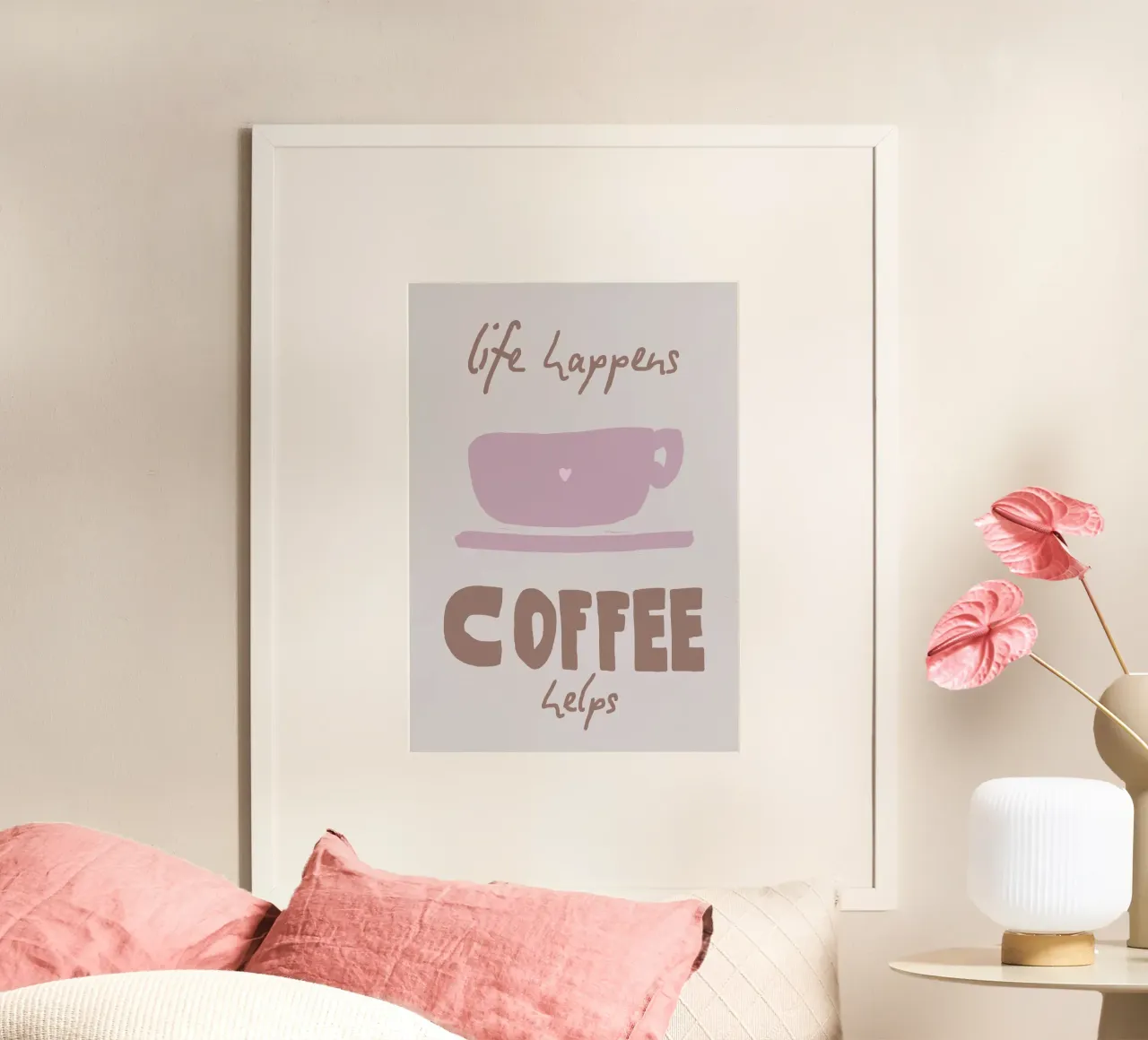 coffee helps poster da SanniBee.