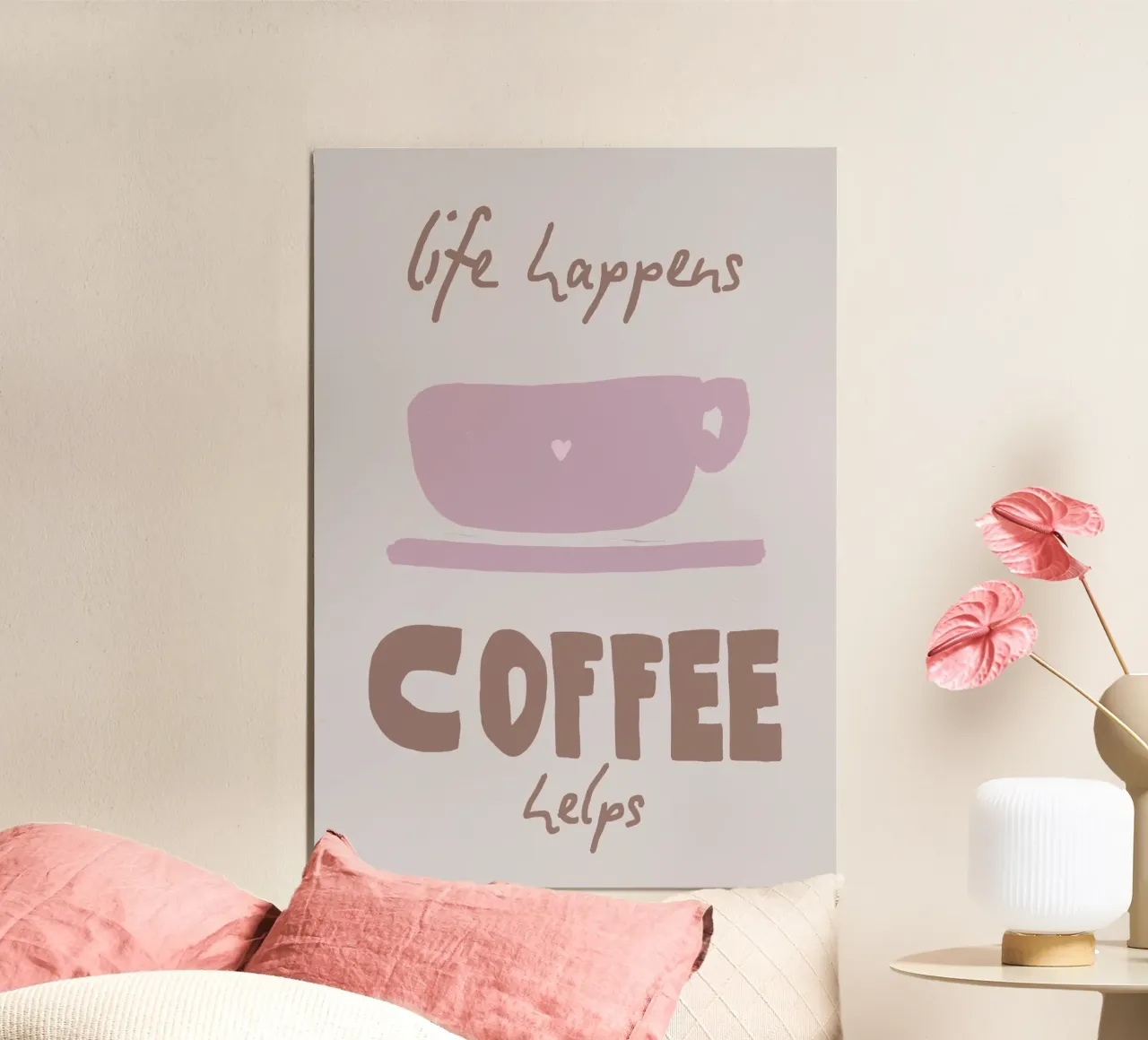 coffee helps poster da SanniBee.